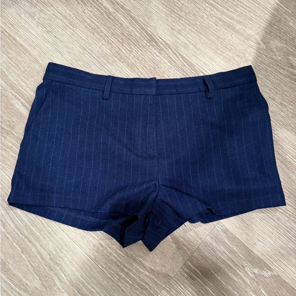 NWT Lioness Pinstripe Mini Shorts - Picture 3 of 5